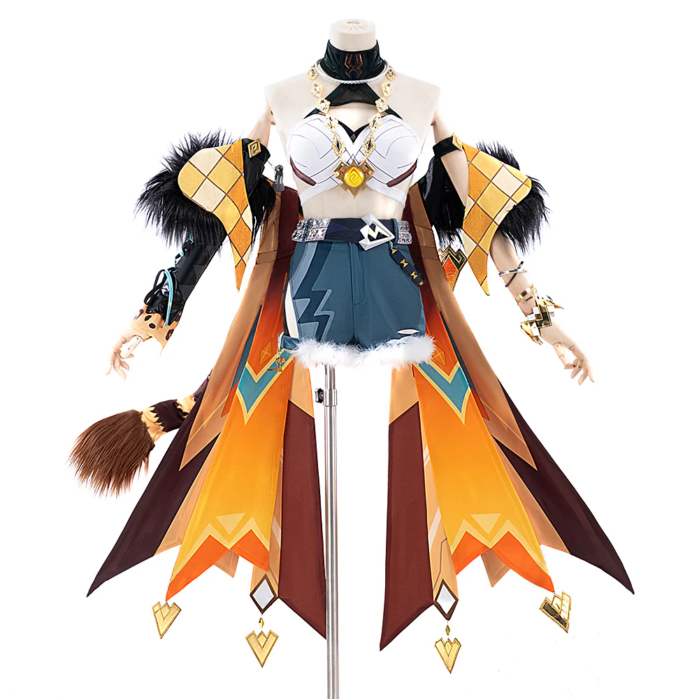 【Partially Ready For Ship】【Size XS-3XL】DokiDoki-N Game Genshin Impact Cosplay Xilonen Costume Natlan - Image 5