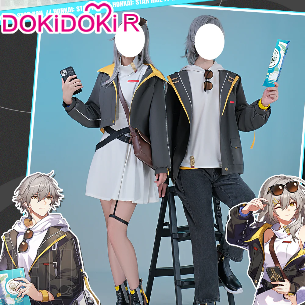 【Ready For Ship】【Last Batch】DokiDoki-R Game Honkai: Star Rail Cosplay Trailblazer Stelle / Caelus Costume World Travel Doujin Casual Wear