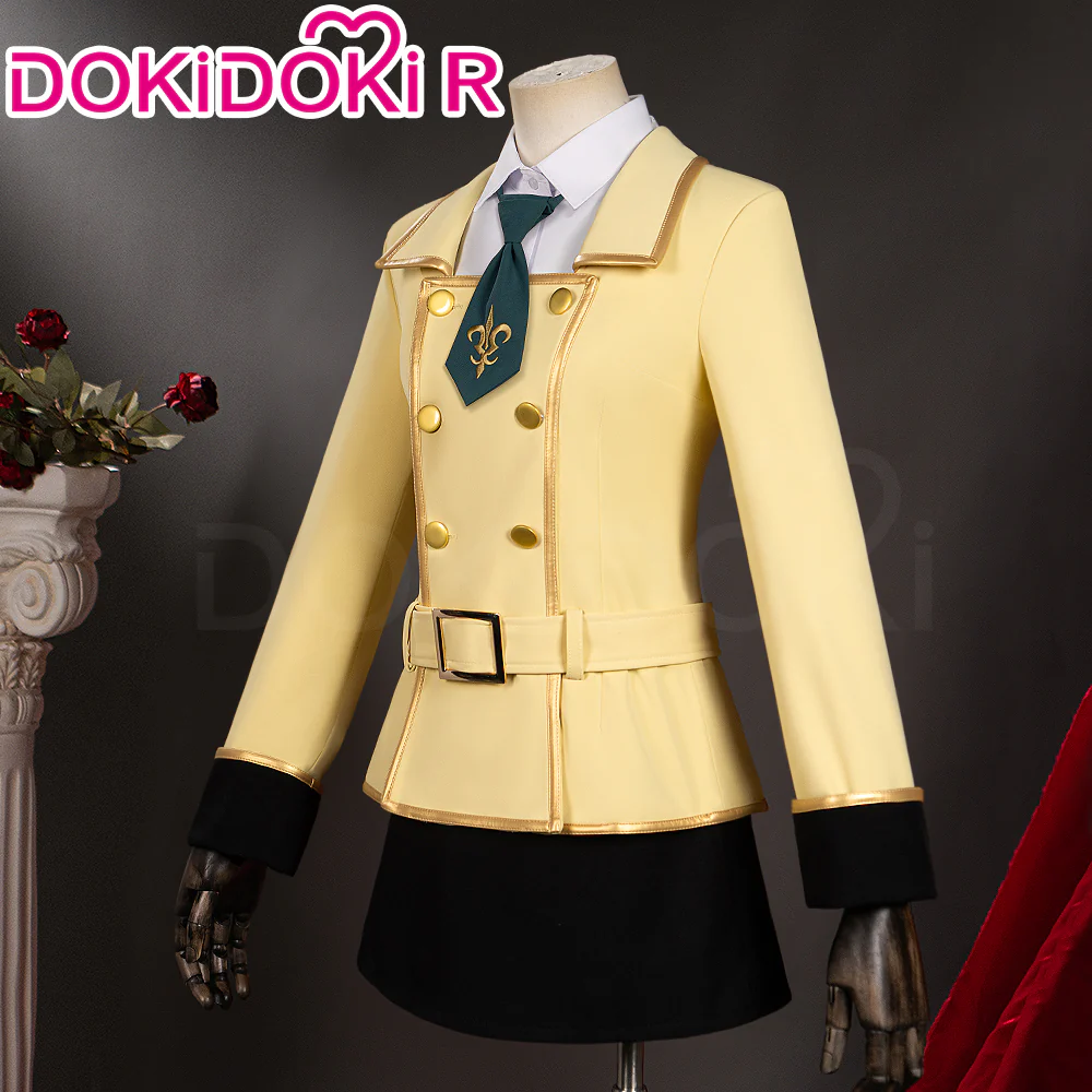 【Size XS-XL】DokiDoki-R Anime Cosplay Costume Yellow Uniform - Image 2