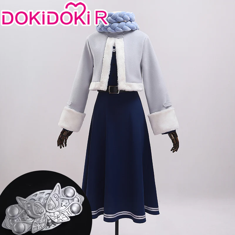 【Size S-XL】DokiDoki-R Anime Cosplay Feern Costume Winter Wear - Image 11