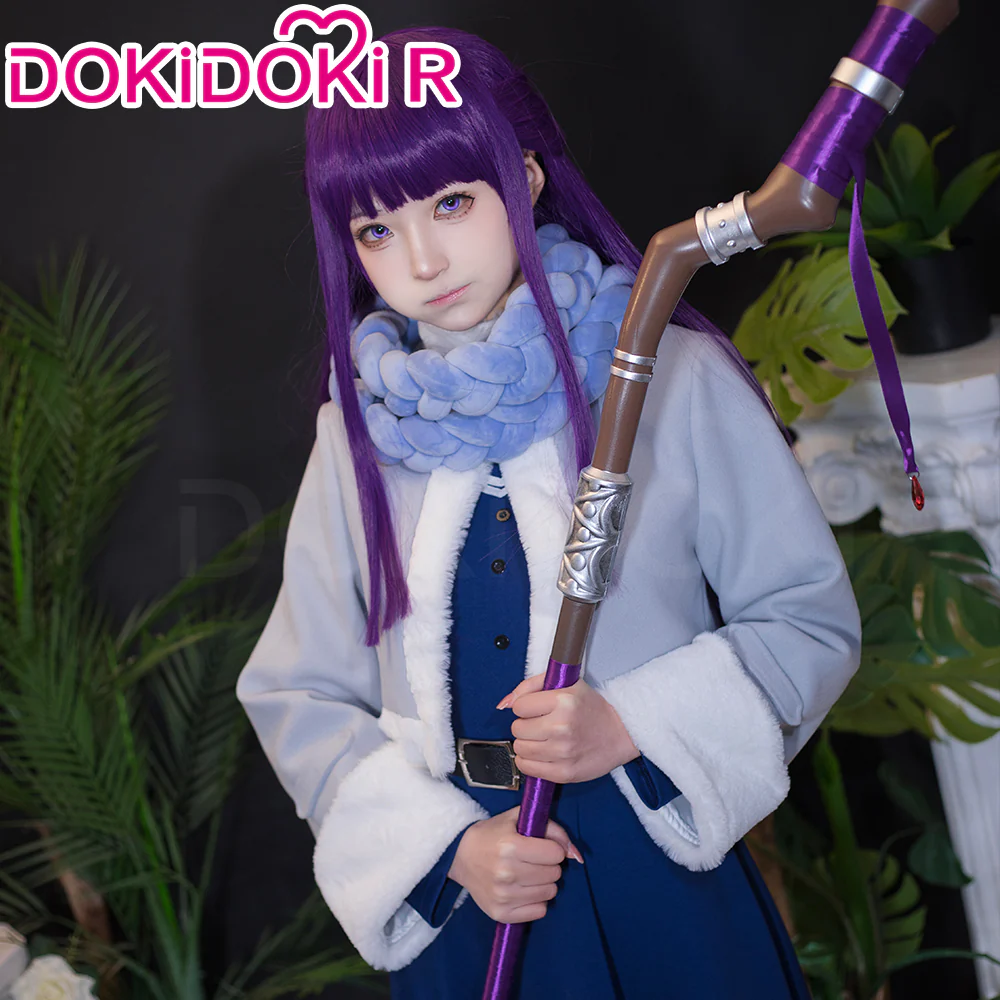 【Size S-XL】DokiDoki-R Anime Cosplay Feern Costume Winter Wear - Image 7