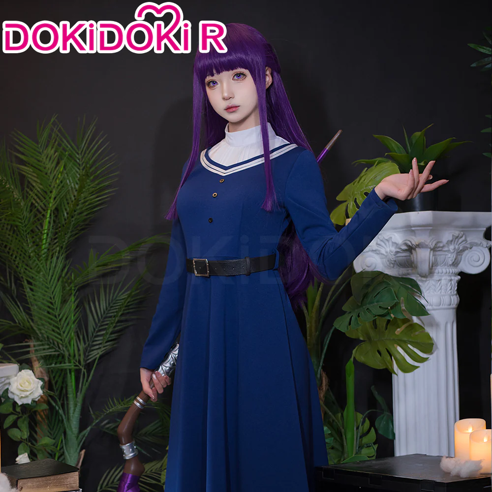 【Size S-XL】DokiDoki-R Anime Cosplay Feern Costume Winter Wear - Image 9