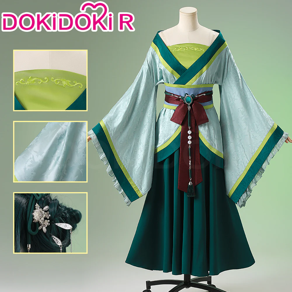 【Size XS-XL】DokiDoki-R Anime The Apothecary Diaries Cosplay Maomao Western Capital Banquet Costume