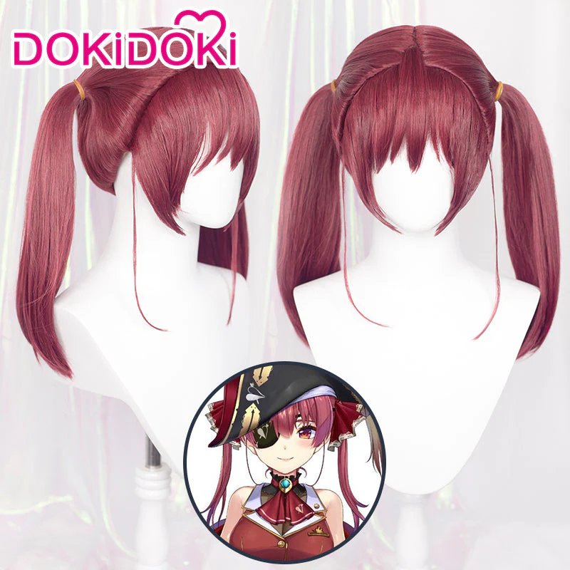 【Partially Ready For Ship】DokiDoki-R Hololive Fantasy Cosplay Houshou Marine Costume / Wig - Image 6