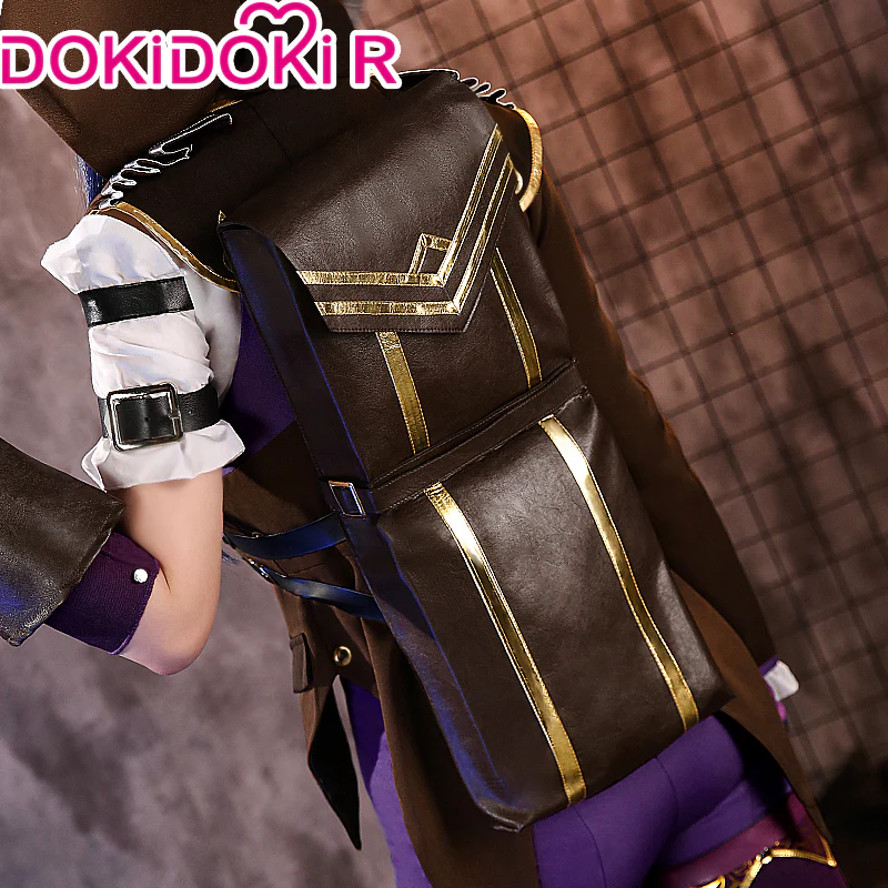 【Size XS-XXL】DokiDoki-R Game Cosplay Cosplay Costume Purple - Image 3