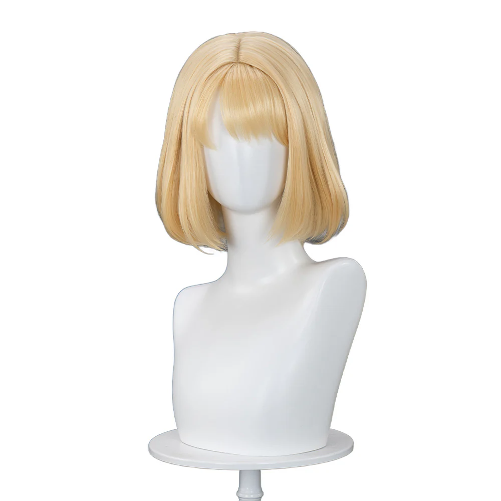 【US LOCAL SHIPPING 】DokiDoki Anime Cosplay Wig Short Straight Yellow Hair - Image 5
