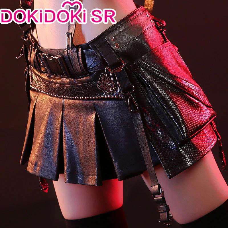 【US/EU LOCAL SHIPPING 】DokiDoki-SR Tiifa Lockkhart Cosplay Costume / Wig Women - Image 4