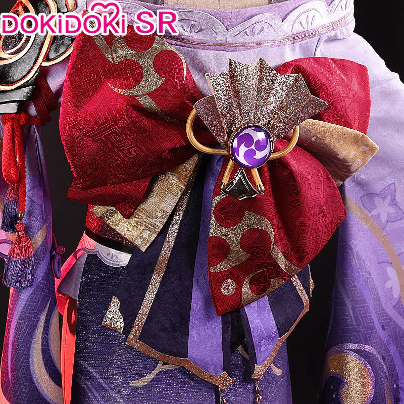 【US/EU LOCAL SHIPPING 】【Size S-XXL】DokiDoki-SR Game Genshin Impact Raiden Shogun  Cosplay Costume / Wig Baal - Image 4