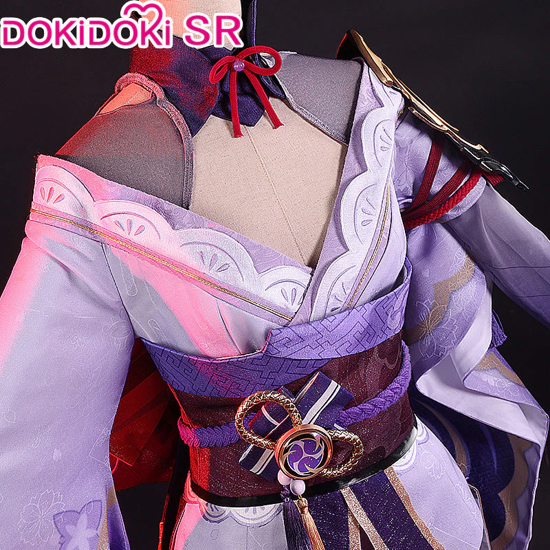 【US/EU LOCAL SHIPPING 】【Size S-XXL】DokiDoki-SR Game Genshin Impact Raiden Shogun  Cosplay Costume / Wig Baal - Image 5