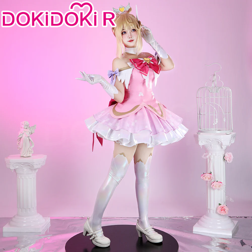 【Size XS-2XL】DokiDoki-R Game Cosplay Costume Magical Girl Fight Suit - Image 3